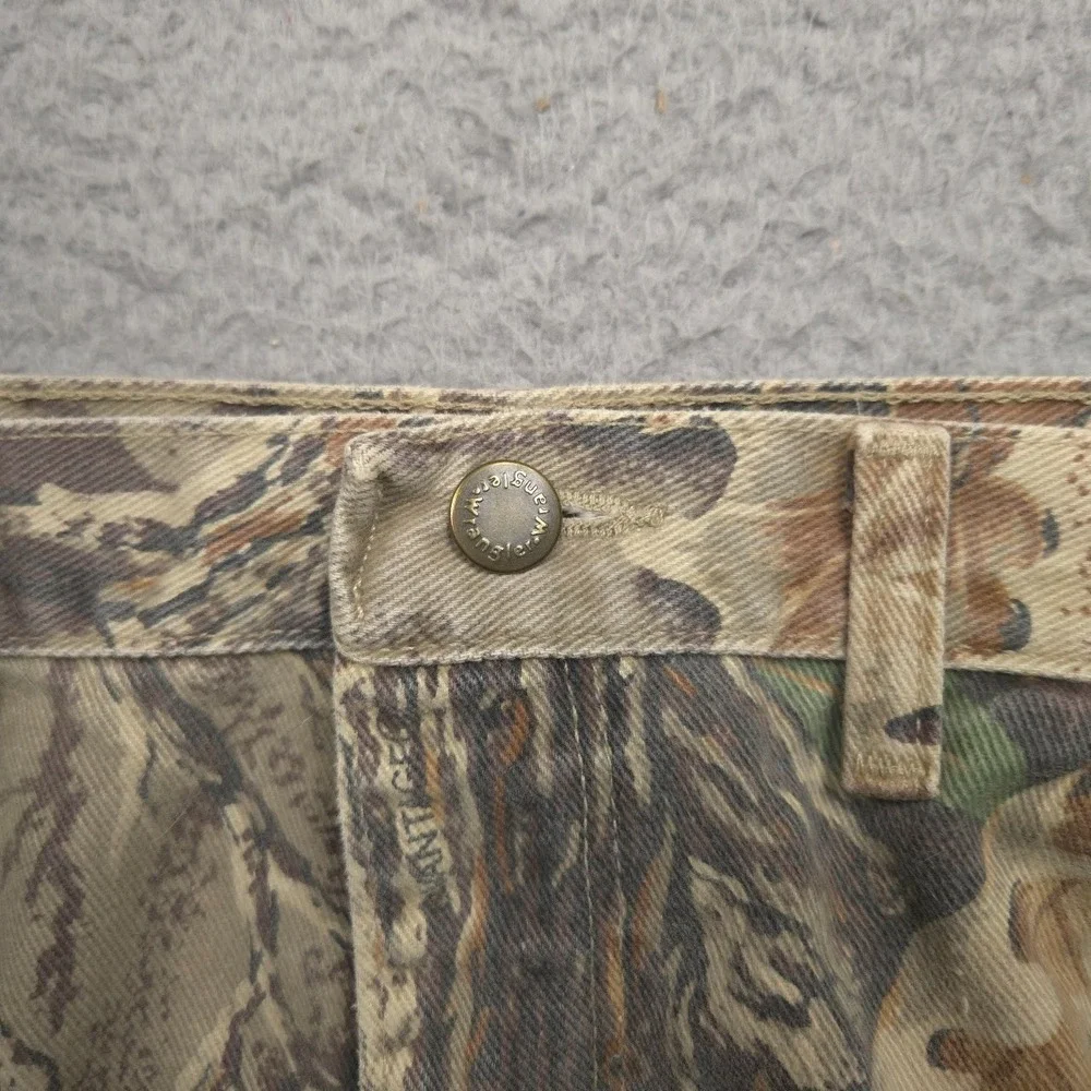 Wrangler Rugged Wear Vintage Camo Jeans Mens 40x32 USA Hunting Pants 35006CF